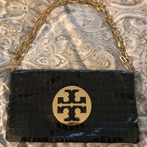 Tory Burch crocodile  clutch